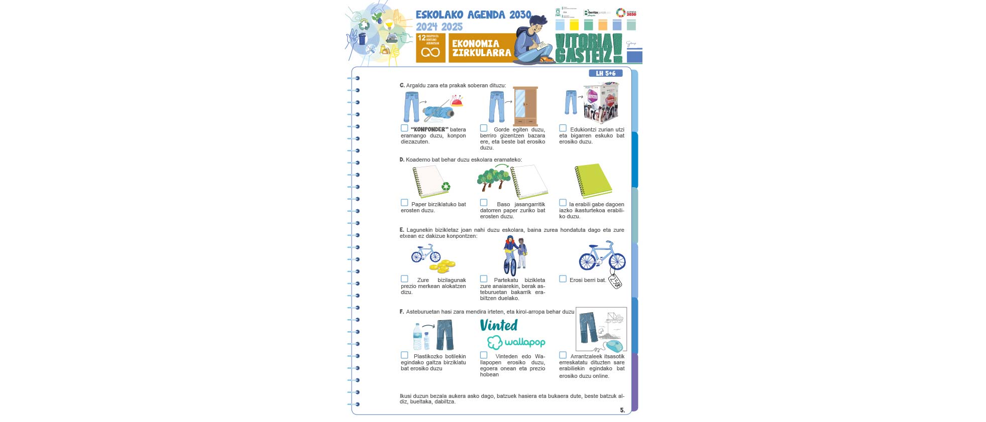 Agendas escolares 2030